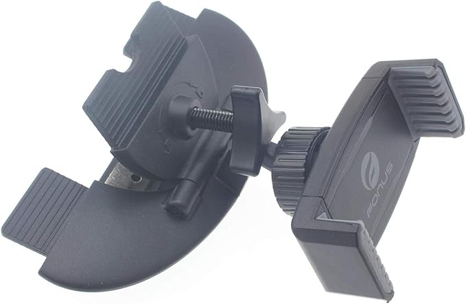 Car Mount CD Slot Holder Cradle Swivel Strong Grip Dock Compatible with LG V35 ThinQ - V40 ThinQ - V50 ThinQ 5G - V60 ThinQ 5G - Velvet