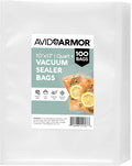 Avid Armor Vacuum Sealer Bags QUART PLUS Size 10"x13" 100 Pack for Food Saver and Seal A Meal Vac Sealers BPA Free Commercial
