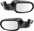 TRQ Driver & Passenger Side Power Mirror Set Paint to Match Compatible with 2017-2022 Honda CR-V, HO1320316 HO1320317 HO13213