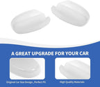 RAZPOY Rearview Mirror Cover Side Mirror Shell Trim Compatible with Chevy Silverado & Suburban & Tahoe & GMC-Yukon & GMC-Sierra & Cadillac Escalade 2007-2013, White
