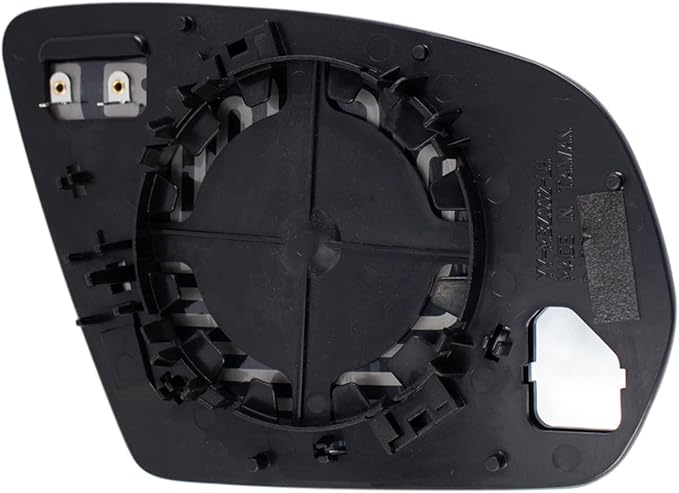 TRQ Driver Side Mirror Glass Heated Snap On Compatible with 2015-2021 Mercedes Benz C300 C43 AMG C63 AMG GLC300 GLC43 AMG 201