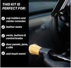 Interior Car Cleaning Kit - Professional Auto Detailing Supplies with Brush for Complete Vehicle Interior Detailing - Car Int