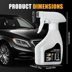 2026 Automotive Headlamp Restoration Fluid Kit, Car Headlight Cleaner and Restorer Coating Spray Kit, Headlight Restoration K