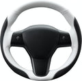 MEWANT Hand Stitched Steering Wheel Cover for Tesla Model 3 2017-2023 / Model Y 2020-2023 for Tesla Model 3/Y Accessories