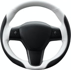 MEWANT Hand Stitched Steering Wheel Cover for Tesla Model 3 2017-2023 / Model Y 2020-2023 for Tesla Model 3/Y Accessories