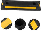PartyKindom Rubber Parking Stopper Garage Parking Aid for Vehicles Compact Design for Easy Installation for Schools Malls