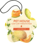 One Fur All Pet House Air Freshener - Juicy Melon Pack of 4 - Non-toxic, Pet-Friendly Air Freshener for Small Spaces & Car - 