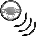 Carbon Fiber Steering Wheel Cover 3pcs Anti-Slip Car