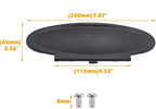 Replacement Sun Visor Vanity Mirror Covers Driver or Passenger Side Visor Mirror Lid for Porsche 996/997-911 986/987 for Boxster for Cayman 1996-2010 2Pcs Black