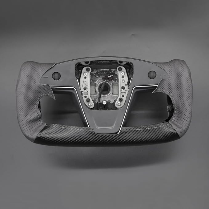 MEWANT Steering Wheel Cover for Tesla Yoke Steering Wheel Cover for Model X 2023 for Tesla Model S Steering Wheel Wrap