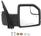 JDMSPEED Right Passenger Side View Mirror Compatible with 2015-2020 Ford F150 with Heated Turn Signal Power Glass Puddle Ligh