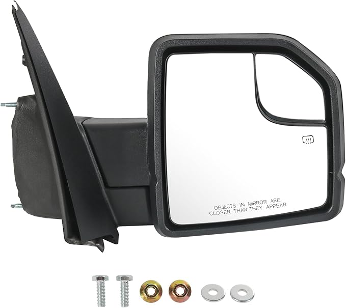 JDMSPEED Right Passenger Side View Mirror Compatible with 2015-2020 Ford F150 with Heated Turn Signal Power Glass Puddle Ligh