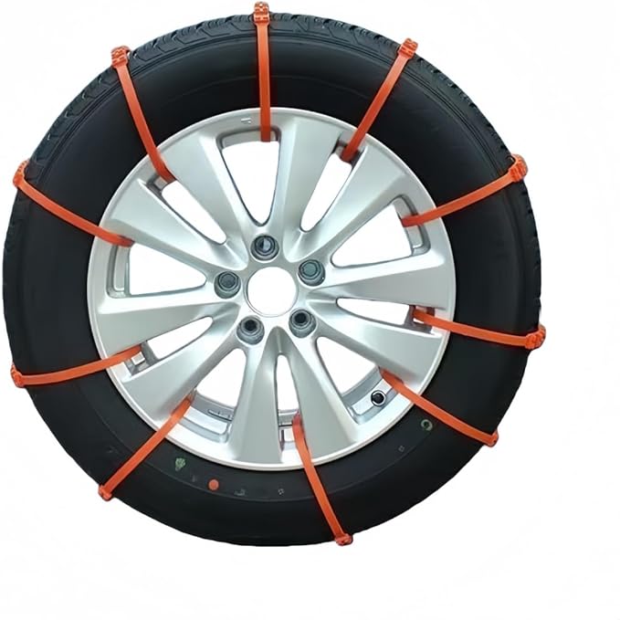 Car Snow Chains Compatible with MG ZS GS HS EZ, Snow Tires Chains, Easy Install Anti-Slip Tire Traction for Snow and Ice, Pas
