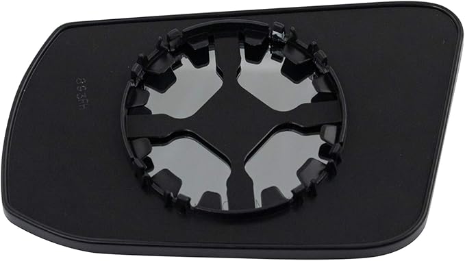 TRQ Passenger Side Mirror Glass Non Heated with Backing Plate For Factory Equipped & Aftermarket Mirrors Compatible with 2013