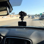 Universal Car Dash Cam Mount - Vacuum Suction Cup Holder with 4 Interchangeable Heads for GPS Navigation and Dashboard Recorder(Buckle w/o CardPos)