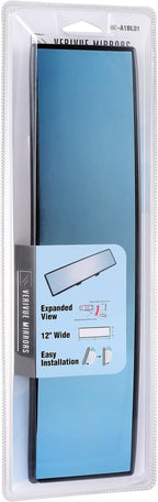 Verivue Universal Panoramic 12-Inch Rear View Mirror, Anti-Glare Wide Angle Car Mirror, Rearview Mirrors Accessory for Baby Rear-Facing, Tint flat Mirrors for Cars and SUVs.