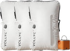 3-Travel Vacuum Bags with Pump, 25L Large Capacity Vacuum Bags for Travel, IPX7 Waterproof, Open Zipper, Reusable Space Saver