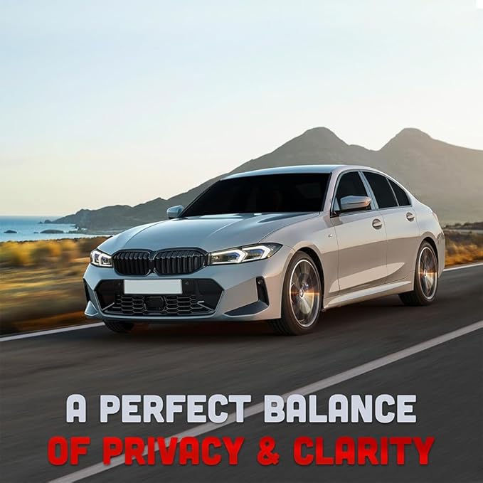 United Professional 1Ply Window Tint Film - 36" x100', 35% VLT Upgraded Dyed PET Film, 1 mil Thickness, 99% UV Block, Deep Shade Privacy Window Tint for Car, Truck, SUV, Home – Heat & Glare Control