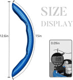 Carbon Fiber Steering Wheel Cover 3pcs Anti-Slip Car