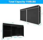 Ulif E13C Max Heavy Duty Closet Organizer System，Freestanding Clothing Racks for Hanging Clothes，Adjustable Garment Rack 86" 