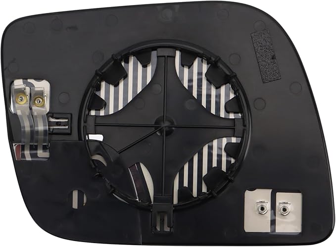 TRQ Driver Side Mirror Glass Heated Snap On Compatible with 2016-2019 Ford Explorer 2013-2019 Ford Police Interceptor Utility