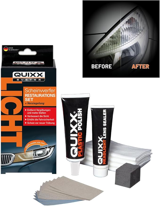Nigrin 50251 Quixx Headlight Restoration Kit by Nigrin