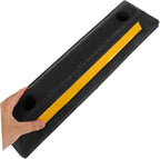 Parking Stopper for Garage Reflective Wheel Stopper for Easy Vehicle Alignment Parking Block Compact for Use for Driveways