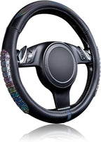 Flying Banner car Steering Wheel Cover Gel Massage Velvet Cool Warm Universal Size 15 inches SUV Truck Anti Slip Odorless Sum