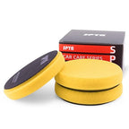 Yellow T80 High-Cut Foam Polishing Pads, SPTA 3Pcs 6.5 Inch Face for 6 Inch 150mm Backing Plate Compound Buffing Sponge Pads for Car Buffer Polisher Compounding, Polishing and Waxing -X00224Y6B3