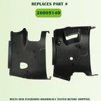 Upper & Lower Steering Column Trim Cover Kit Compatible with 2003-2007 Chevy Silverado Suburban Tahoe GMC Sierra Yukon Replaces 26089140