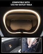 2025 Tesla Frunk LED Strip Model 3 Highland 2024 2025 Flexible Silicone Waterproof Interior Lighting Bar Tesla Front Trunk Accessories Ambient Lights