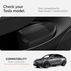 Spigen Door Pocket Car Trash Can [with Magnetic Lid] Waterproof Door Pocket Organizer for Legacy Tesla Model Y (2020-2024) [Not for New Model Y Juniper 2026/25] - Driver Side only