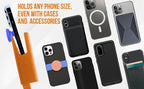 CELL PHONE SEAT - Cup Holder Phone Holder Mount for Car - Universal Adjustable Expander Cradle Hands-Free Driving - Compatible with All Smartphones iPhone Samsung Google Android Orange