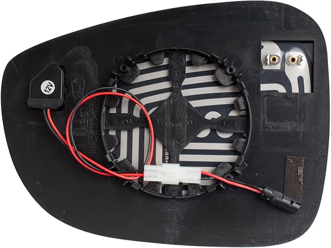 TRQ Passenger Side Mirror Glass Heated Blind Spot Convex Includes For Factory Equipped & Aftermarket Mirrors Compatible with 