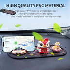 RJDJ Multifunctional Car Anti-Slip Mat, 360° Rotatable 4-in-1 Mobile Phone Stand On-Board Anti-Slip Pad, Car Dashboard Suppor