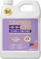Leather CPR Leather Cleaner And Conditioner - Cleans, Conditions, Restores & Protects Leather Furniture, Handbags, Car Seats,