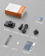 iZEEKER 2.5K Dash Cam, 1440P QHD Car Camera with Free 32GB Card, 3" IPS Display, Night Vision, WDR, 170°Wide Angle, Loop Reco