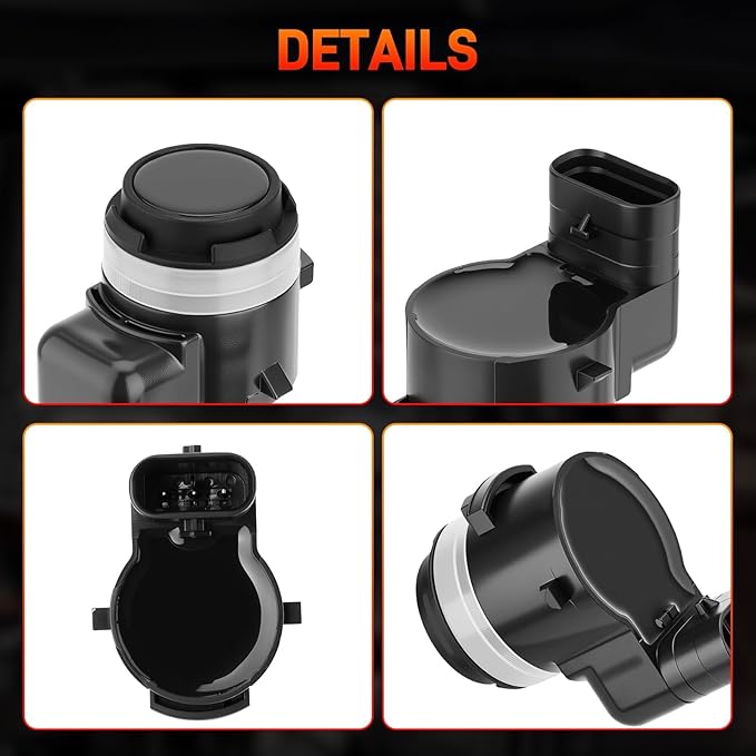 4Pcs Reverse Parking Assist Sensor Compatible with Dodge Durango 23-24 Jeep Gladiator Wrangler 2020-2024 Ram 1500 2500 3500 2