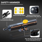 Safehammer - 2026 Upgraded Safe Hammer Glass Breaker Under Water, Car Hammer Seatbelt Cutter Window Breaker Emergency Escape 