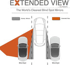 NXTGEN Custom Blind Spot Mirrors - Compatible With 2015-2020 Ford F150 13th Generation Factory Mirrors With BLIS | Extended View