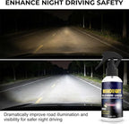 Car Headlight Restoration Spray Kit for Polishing Car Headlight, 2026 New Light Cleaner & Restorer Kit with Cleaning Cloth fo