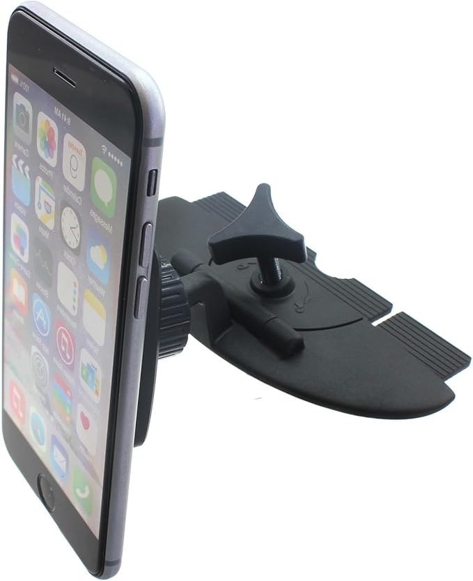 Car Mount CD Slot Magnetic Compatible with Cricket Outlast 5G/AT&T Motivate Pro 5G, Holder Swivel Dock Strong Grip CD Player Slot