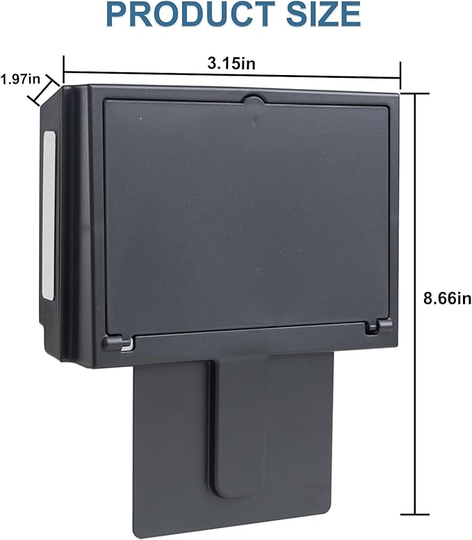 JKCOVER Compatible with Toyota 4Runner 2010-2022 2023 2024 Center Console Hidden Organizer Box Accessories Armrest Secret Compartment Hidden Storage Box