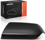 A-Premium Driver Side Rearview Mirror Cover Cap - Compatible with Chevrolet Tahoe Suburban & GMC Yukon XL & Cadillac Escalade, 2021 2022 2023 2024 - Smooth Black, Without Turn Signal Hole