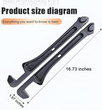 2 Pack Upgrade TPU Universal Dual Car Seat Gap Filler with Hooks, 4 in 1 Black Car Gap Plug Seat Fillers with Hook Odorless for Cars SUV, Console Side Gap Storage Organizer with Charge Cable Hole