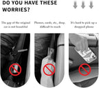 2PCS Car Seat Gap Filler,Flexible Seat Gap Organizer Between Seats for Tightly Filling Seat Gaps,Universal Car Side Seat Gap Filler Interior Car Accessories for Women & Men (Pink)