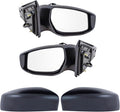 TRQ Driver & Passenger Side Power Heated Mirror Set Paint to Match Compatible with 2013-2019 Nissan Sentra NI1320262 NI132028