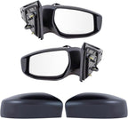 TRQ Driver & Passenger Side Power Heated Mirror Set Paint to Match Compatible with 2013-2019 Nissan Sentra NI1320262 NI132028