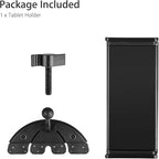 CD Slot Phone & Tablet Mount – Universal Car CD Player Phone Holder, Adjustable Dashboard Stand, 360° Rotation, Compatible with CarPlay Screens