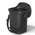 Leakproof Car Trash Can, 1.9 Gallon Soft Silicone Hanging Garbage Can with Lid, Easy to Clean Vehicle Trash Bin, Suitable for Sedans, SUVs, MPVs & Trucks